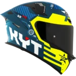 KYT TT Revo Fuselage Yellow Matt Helmet