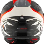 KYT TT Revo Gear Black Red Gloss Helmet
