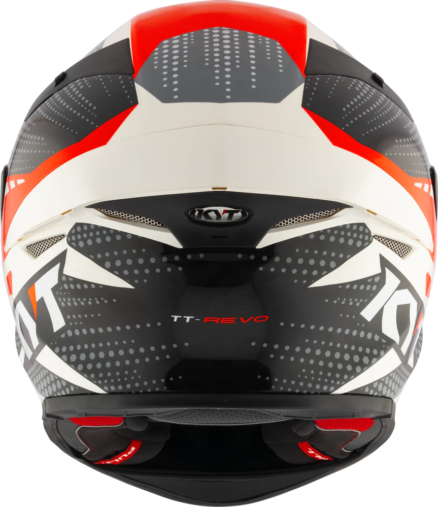 KYT TT Revo Gear Black Red Gloss Helmet