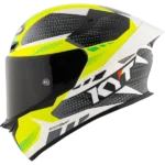 KYT TT-REVO Gear Black Yellow Helmet