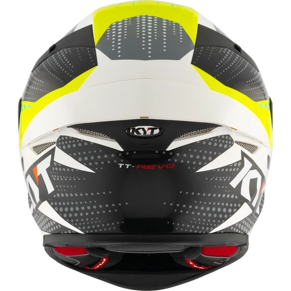 KYT TT-REVO Gear Black Yellow Helmet