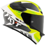 KYT TT-REVO Gear Black Yellow Helmet
