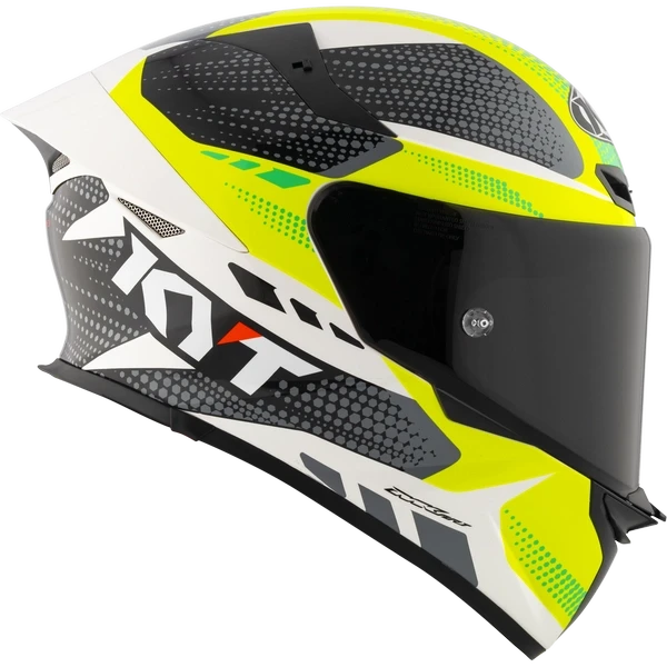 KYT TT-REVO Gear Black Yellow Helmet