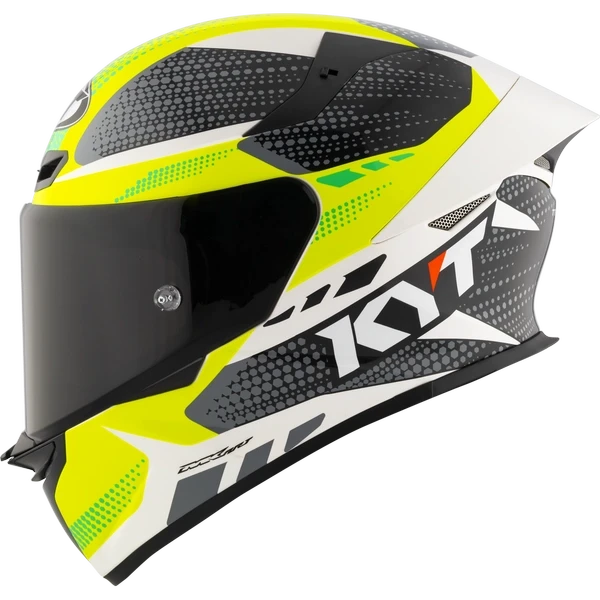 KYT TT-REVO Gear Black Yellow Helmet