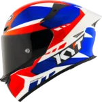 KYT TT Revo Gear Blue Red Gloss Helmet