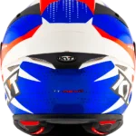 KYT TT Revo Gear Blue Red Gloss Helmet