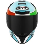 KYT TT-Revo Leopard Racing Replica Tricolore Gloss Full Face Helmet