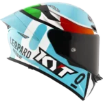 KYT TT-Revo Leopard Racing Replica Tricolore Gloss Full Face Helmet