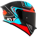 KYT TT-Revo Overtech Black Fuxia Full Face Helmet