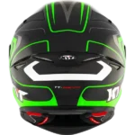 KYT TT-Revo Overtech Black Green Full Face Helmet