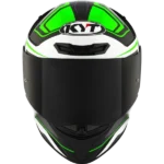 KYT TT-Revo Overtech Black Green Full Face Helmet