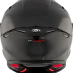 KYT TT Revo Plain Gloss Black Full Face Helmet