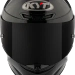 KYT TT Revo Plain Gloss Black Full Face Helmet