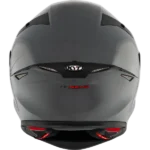 KYT TT Revo Plain GRL Grey Gloss Full Face Helmet
