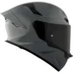 KYT TT Revo Plain GRL Grey Gloss Full Face Helmet