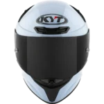 KYT TT-Revo Plain Sea Blue Gloss Helmet