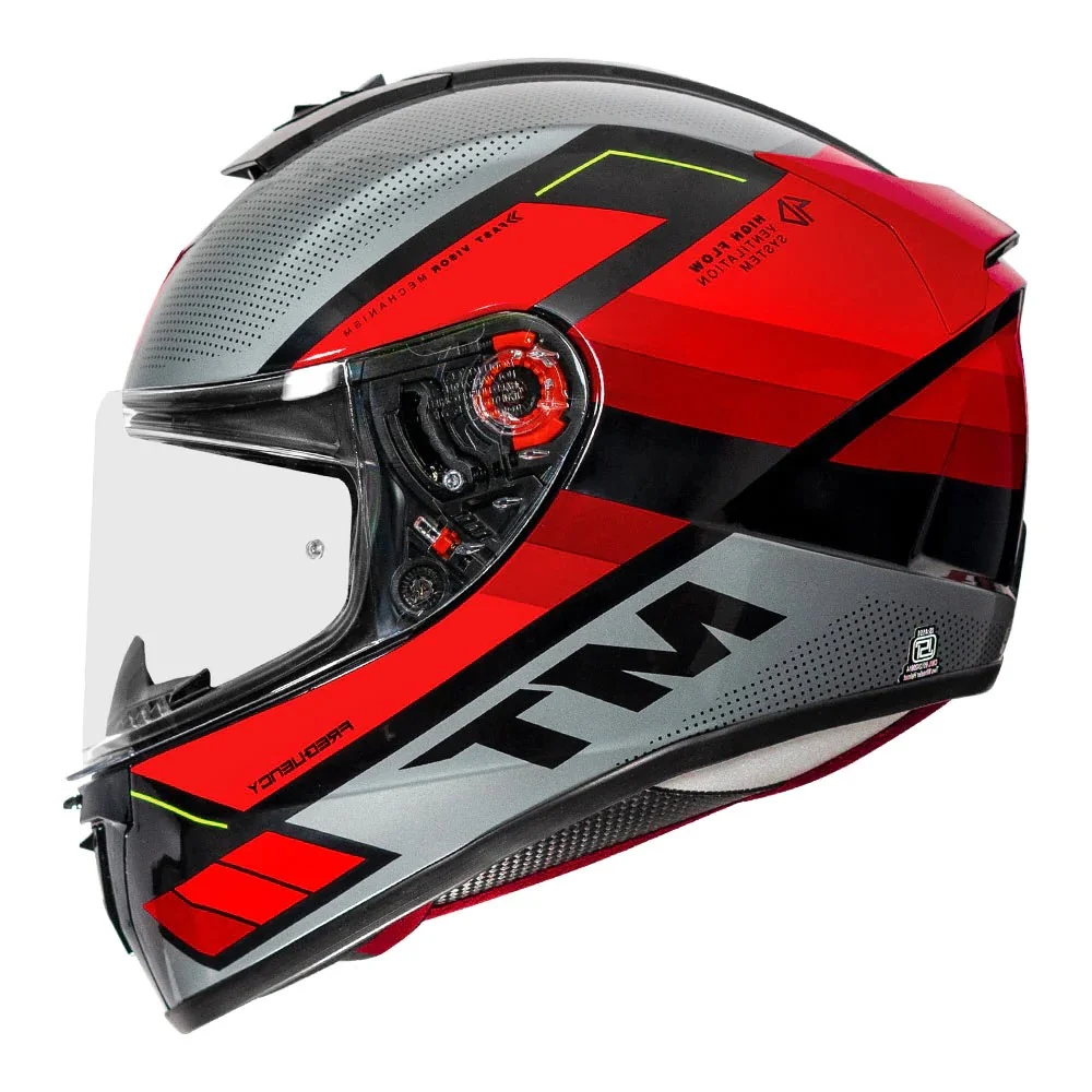 MT Blade 2 SV FREQUENCY Gloss Fluro Red Helmet