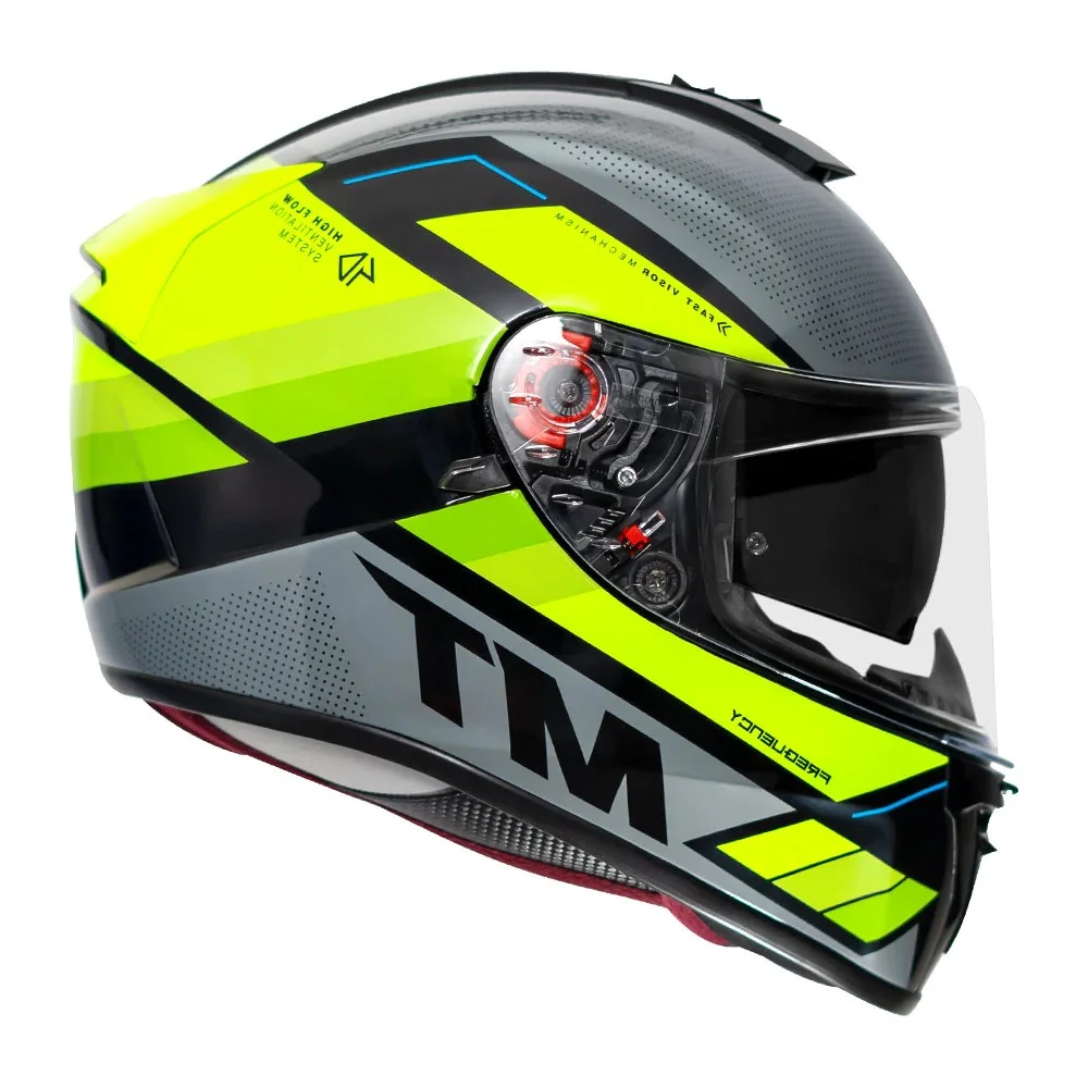 MT Blade 2 SV FREQUENCY Gloss Fluro Yellow Helmet