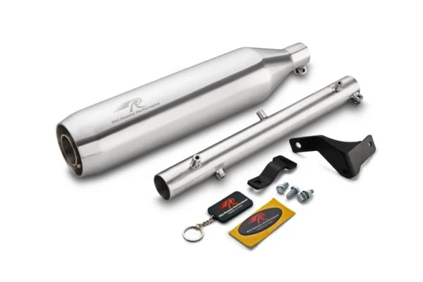 RED ROOSTER POLESTAR PRO EXHAUST FOR ROYAL ENFIELD 350’s (CHROME POLISH)
